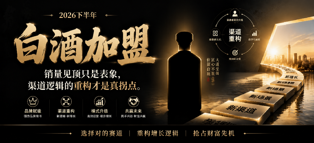 2026下半年白酒加盟：渠道逻辑的重构才是真拐点